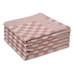 Ca. 144x Horeca theedoek, rood geblokt