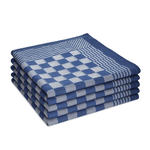 Ca. 144x Horeca theedoek, blauw geblokt