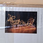 Kerstverlichting, Rendier Met Slee