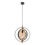 Hanglamp Muoversi Anne Light, 3491BE, zwart, beuken, bouwjaar 2025, ni
