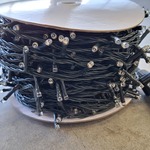 3x Led kerstverlichting a 80 meter, Warm wit