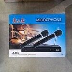 4x Draadloze microfoonset, K&K, AT-306
