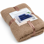 Ca. 14x Handdoeken set 3-delig, Lux-Towels, 3-delig 600gsm, bruin