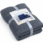 Ca. 28x Handdoeken set 3-delig, Lux-Towels, 3-delig 600gsm, Grijs