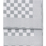 Ca. 288x Horeca theedoek, grijs geblokt