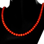 Snoer met echte bloedkoralen