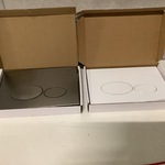 2x X 32 Metal drukplaat 2 kleuren WB