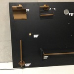 Toiletaccessoires op bord WB, brons koper