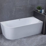 Hoekbad Rehts Lila, SK 29018, glans wit