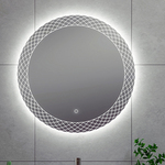 Spiegel condensvrij + Led Rond 80 cm WB, Deco 38.4106
