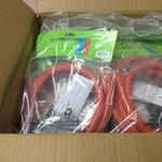 Ca. 100x Gasdrukregelaars met slang, chroom/oranje