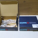 4x Raamboompjes met sleutel Hoppe, chroom