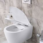 Hangtoilet incl. zitting Belrad, Propack, wit