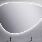Condensvrije Led-spiegel, dimbaar 100 cm. WB, Uovo 38.4166