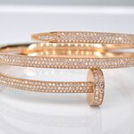 Rosegouden armband met diamanten