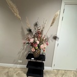 Kunstbloemen in vaas