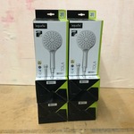 6x Handdouche met slang Aqua Su, Tola, chroom