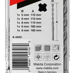 2x Borenset SDS Makita, D-00795