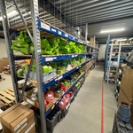 13,5 meter Magazijnstelling, grijs/blauw