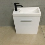 Fontein + kraan 55x50x25 cm WB, wit