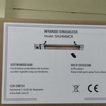 Grote infrarood heater 2400 Watt + Asb.