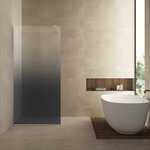 Glasplaat Slim Rook naar helder glas 90×200 WB, 20.3560