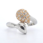 Leo Pizzo – Gouden slagring bicolour met diamanten