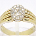 Gouden ring met diamanten