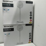 2x Staande ventilator met 3 standen, wit