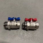 Ca. 86x Kogelkraan, 1011.19802.100, rood en blauw