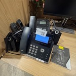 2x Voip telefoon en 2x headset, T43u
