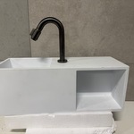 Fontein Solid Surface 20x54x20 cm + kraan WB