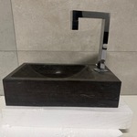 Hardstenen fontein 40×22,3×10 cm + kraan WB