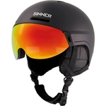 Sinner Montblanc Visor Skihelm  Zwart  Maat L
