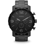 Fossil JR1401  Horloge  Staal  Zwart  50 mm