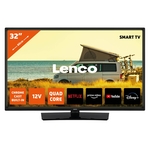 Lenco LED3263BK 32 Android Smart TV met 12V auto adapter Zwart