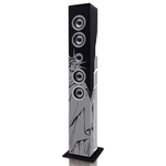 Ices Electronics Speaker toren met Bluetooth Zwart/Grijs