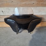 Windscherm Harley, Batwing, Zwart