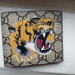 Wallet, Gucci, GG Supreme Tiger