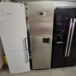 Koelvries combinatie A++, LG NO FROST, GCF399BTQA, Grijs / Chroom