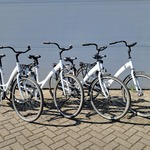 4x Damesfiets, Wit