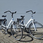 2x Damesfiets, Wit