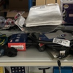 Partij fietsaccessoires w.o. fietssloten W.o. Axa, Abus