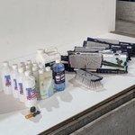 Diverse schoonmaak hulpmiddelen O.a. Talamex