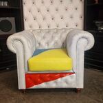 Fauteuil Chesterfield, Chesterfield, meerkleurig