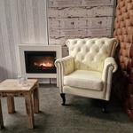 Fauteuil Chesterfield, Southfolk, vanille