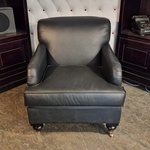 Fauteuil Chesterfield, Bolton, zwart