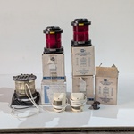 6x Rondschijnende boot lampen