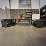 Set Chesterfield, Brighton, zwart