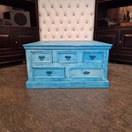 Salontafel Chesterfield, Chesterfield, blauw
